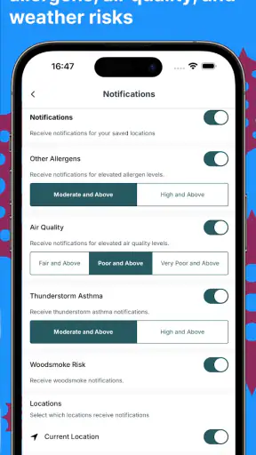 Canberra Pollen Count screenshot
