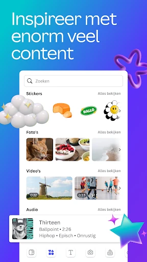 Canva: ontwerp, foto en video screenshot