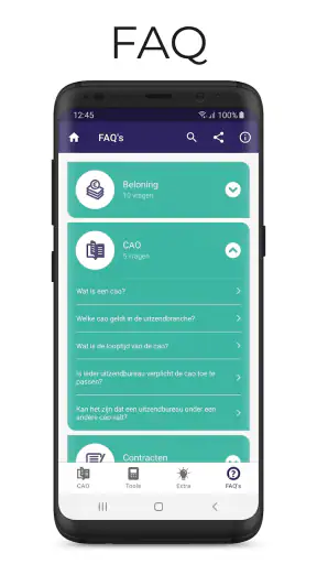 CAO voor Uitzendkrachten screenshot