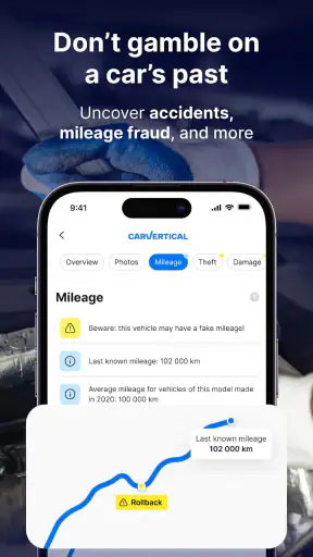 carVertical: VIN-check screenshot