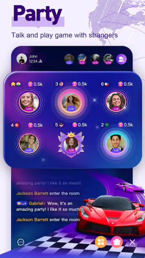 Chamet - Live Chat & Party screenshot