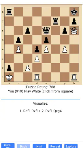 Chessvis - Puzzles, Visualize screenshot