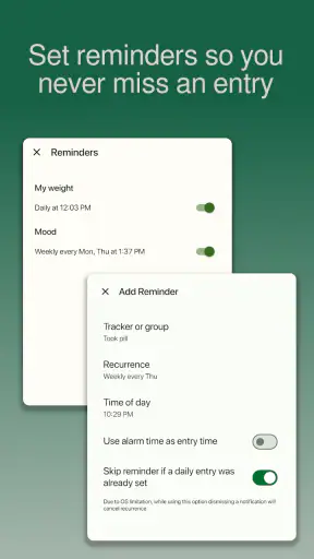 chrono.me - Lifestyle tracker screenshot