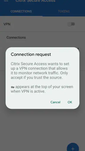 Citrix Secure Access screenshot