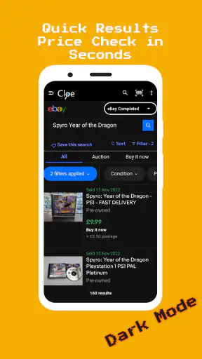Cloe Completed Listing on eBay screenshot