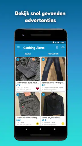 Clothing Alerts screenshot