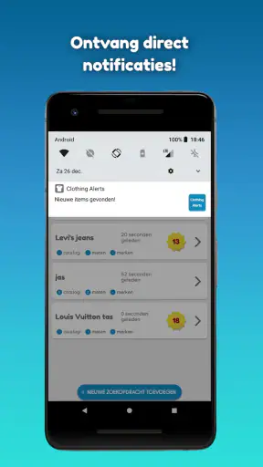 Clothing Alerts screenshot