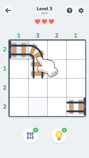 Connect Tracks: Logica Puzzel screenshot