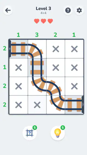 Connect Tracks: Logica Puzzel screenshot