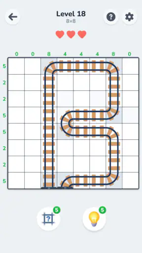 Connect Tracks: Logica Puzzel screenshot