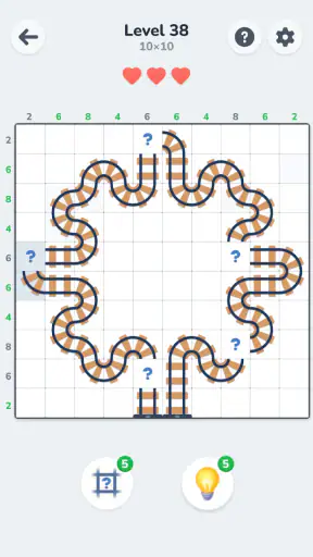 Connect Tracks: Logica Puzzel screenshot