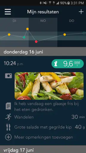 CONTOUR DIABETES app (NL) screenshot