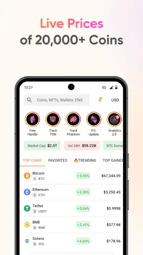 Crypto Tracker - Coin Stats screenshot