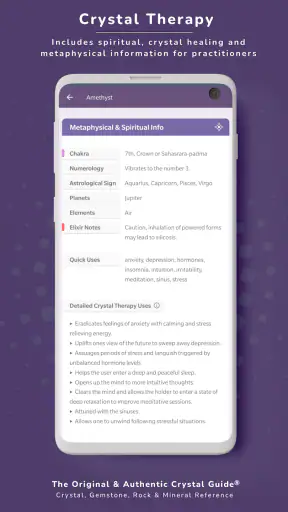 Crystal Guide® Pocket Edition screenshot