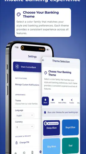 CustomBank screenshot