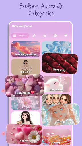 Cute Wallpapers for Girls screenshot