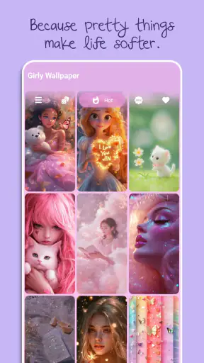 Cute Wallpapers for Girls screenshot