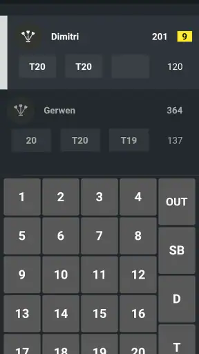 DARTS Scorebord 2026 screenshot
