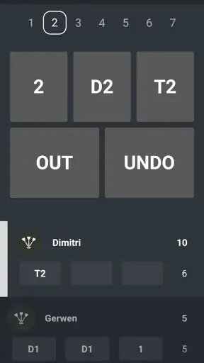 DARTS Scorebord 2026 screenshot