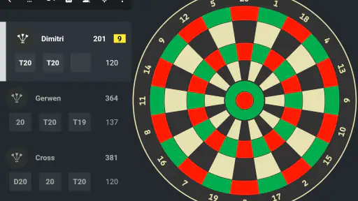 DARTS Scorebord 2026 screenshot