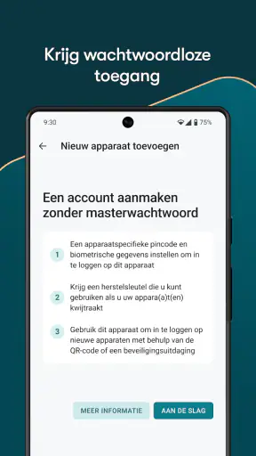 Dashlane-wachtwoordbeheerder screenshot