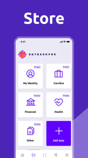 Datakeeper screenshot