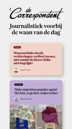 De Correspondent screenshot