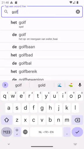 De Het screenshot
