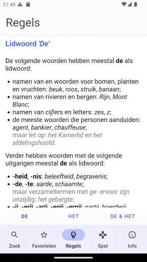 De Het screenshot