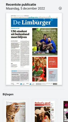 De Limburger Krant screenshot
