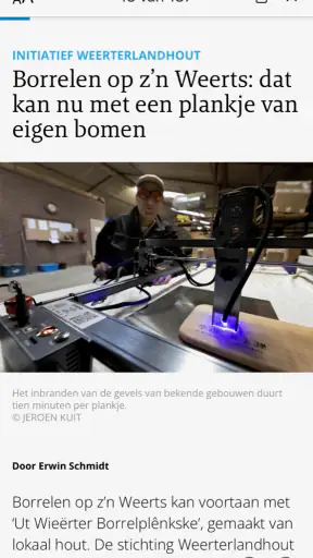 De Limburger Krant screenshot