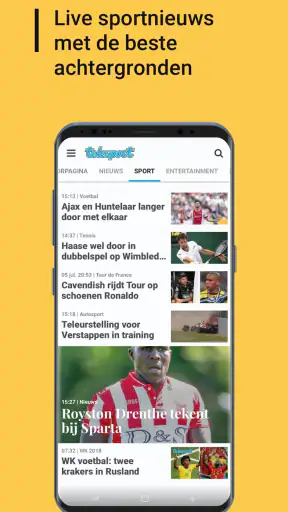 De Telegraaf screenshot