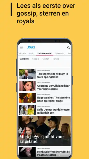 De Telegraaf screenshot