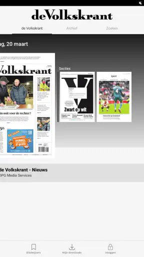 de Volkskrant Krant screenshot