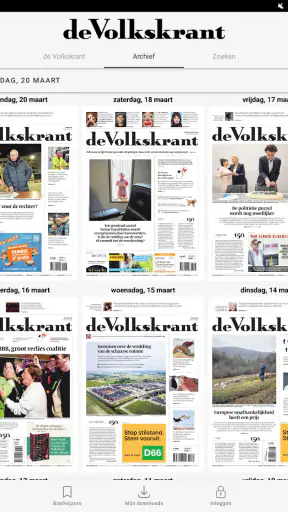 de Volkskrant Krant screenshot