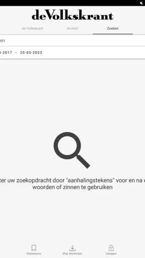 de Volkskrant Krant screenshot