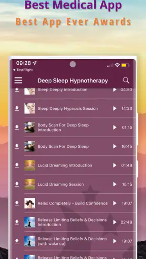 Deep Sleep Hypnotherapy screenshot