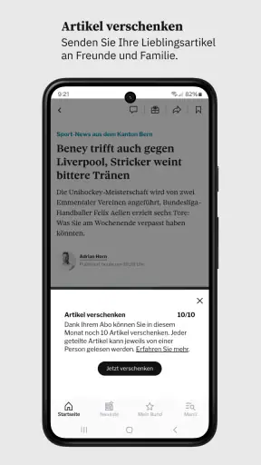 Der Bund Nachrichten screenshot