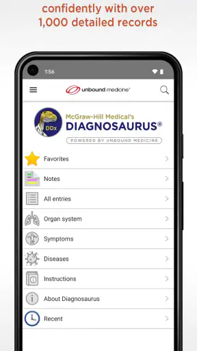 Diagnosaurus DDx screenshot