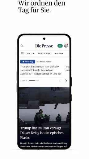 Die Presse screenshot