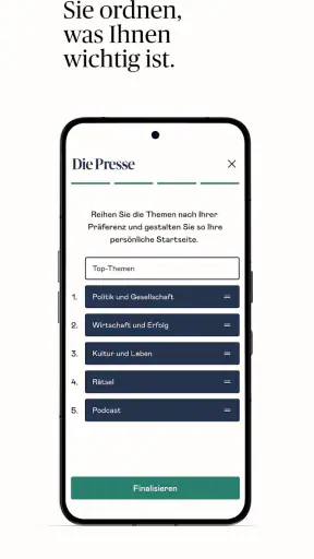 Die Presse screenshot