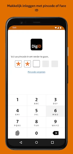 DigiD screenshot