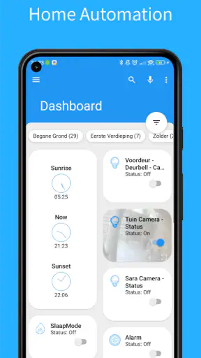 Domoticz screenshot