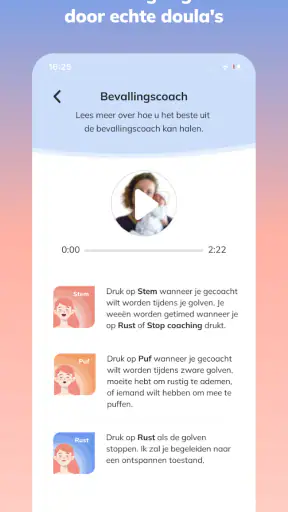 Doula Bevallingscoach zwanger screenshot