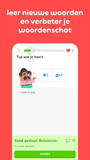 Duolingo: Taallessen screenshot