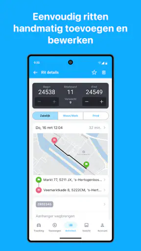 EasyRit | kilometerregistratie screenshot