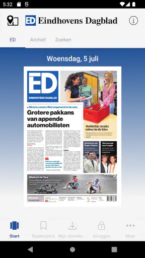 ED - Digitale krant screenshot