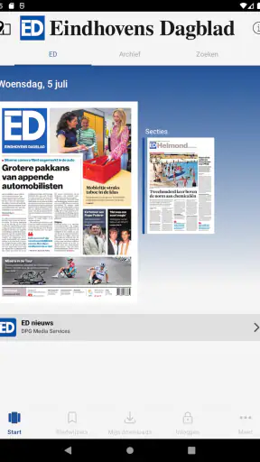 ED - Digitale krant screenshot
