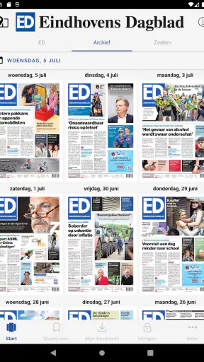 ED - Digitale krant screenshot