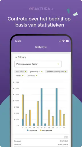 eFaktura.nl - online facturen screenshot